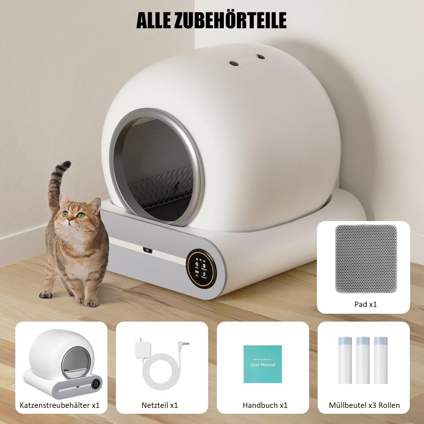 Lettiera Gatto Autopulente, Lettiera Autopulente per Gatti, Diversi Gatti