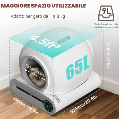 Lettiera Gatto Autopulente, Lettiera Autopulente per Gatti, Diversi Gatti